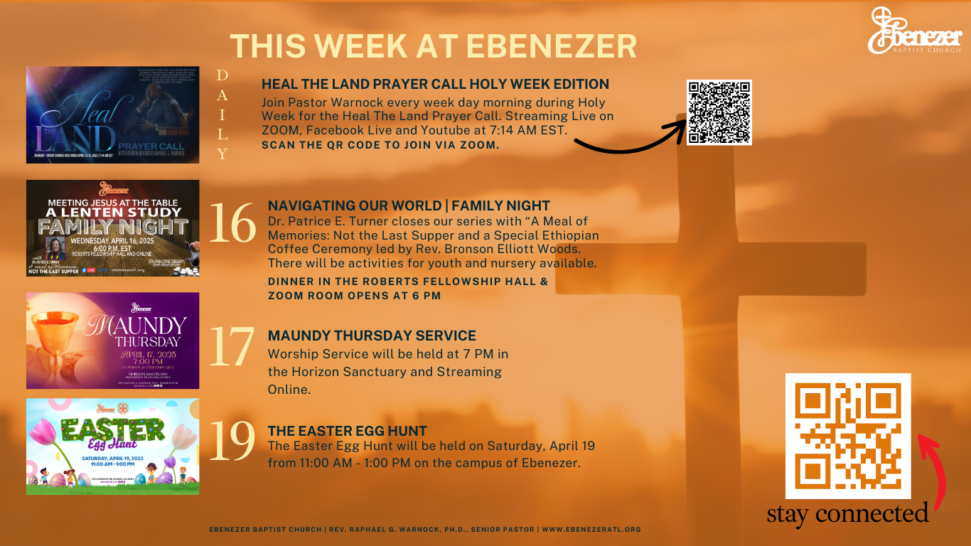 THIS WEEK AT EBENEZER RESURRECTION EDITION BACK (Website)