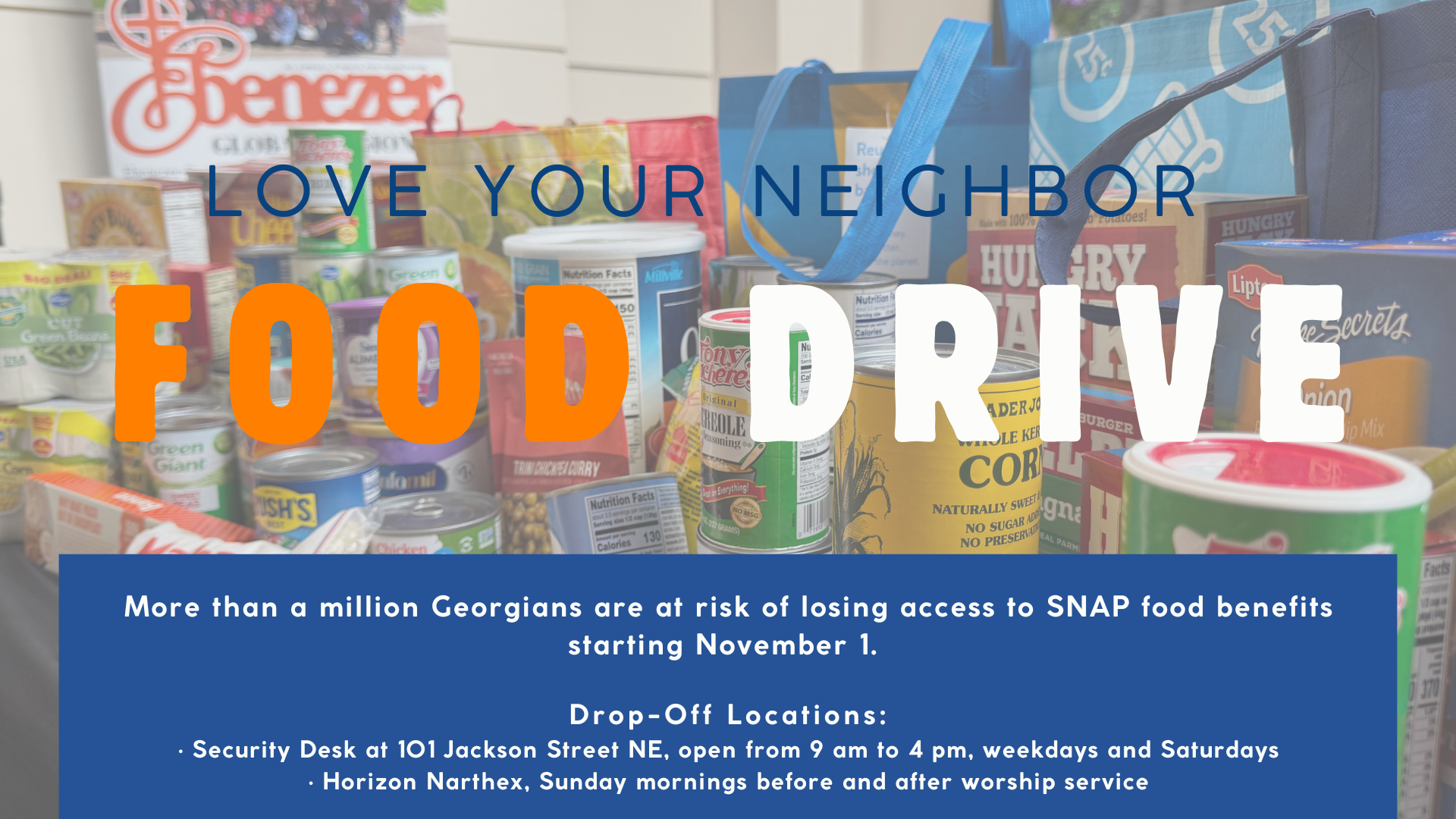 V2 RAPID Response Food Drive